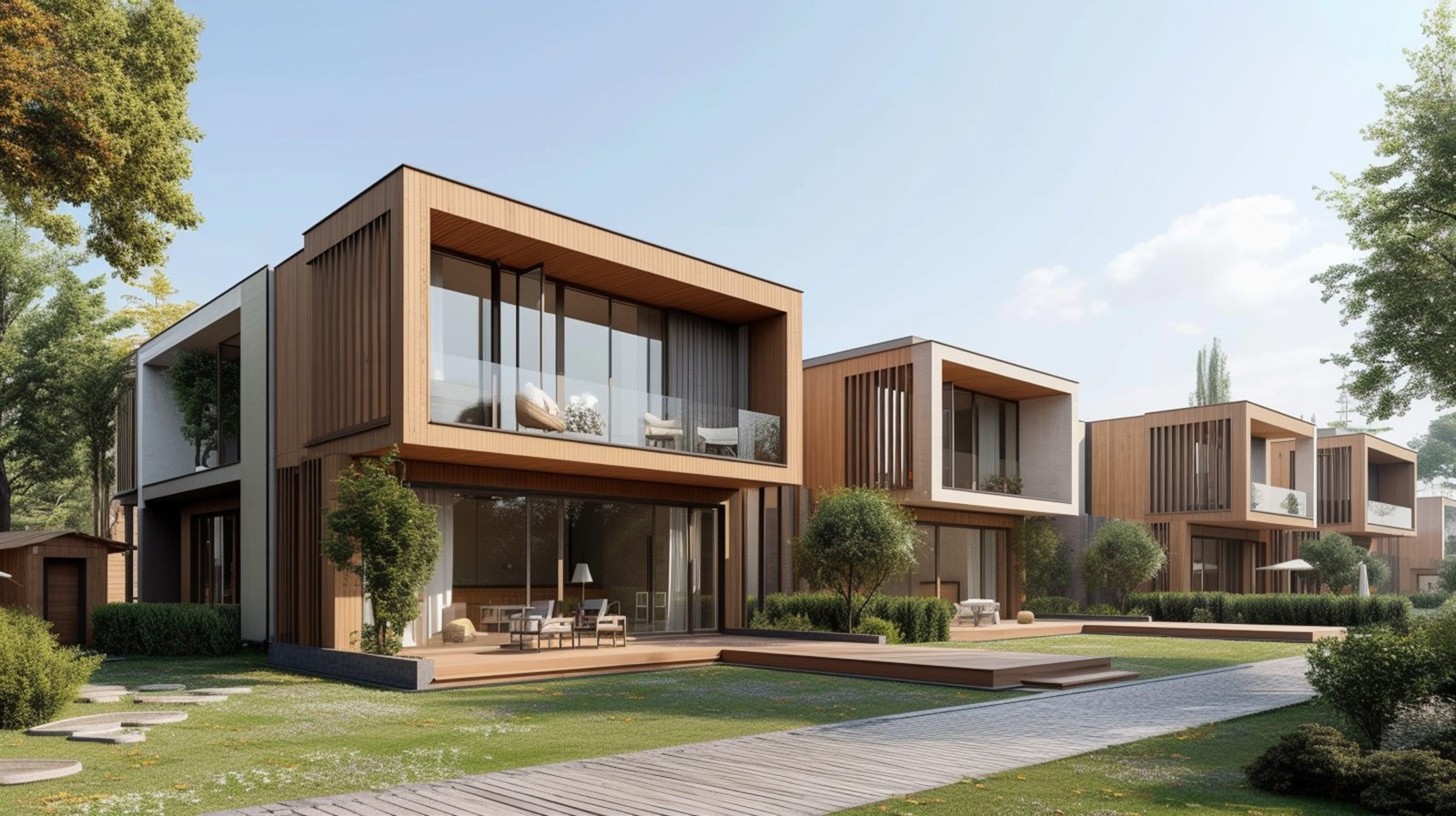 rendering-wooden-house